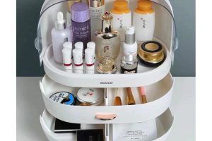 KỆ ĐỰNG MỸ PHẨM ĐỂ BÀN ECOCO LOẠI TO E2014