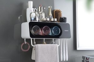 KỆ ĐỂ BÀN CHẢI ECOCO KÈM CỐC CÓ THANH TREO E2111 - E2112 - E2113