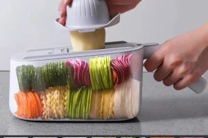 Dụng Cụ Gọt Rau Củ 6 Lưỡi Đa Năng Ecoco E1909