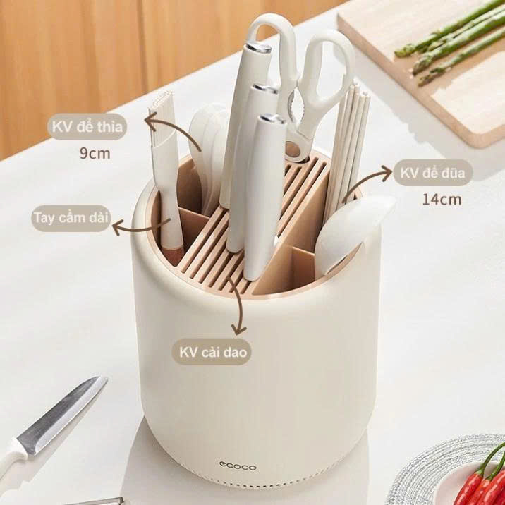 Ống Đựng Đũa Thìa ECOCO E24019-2