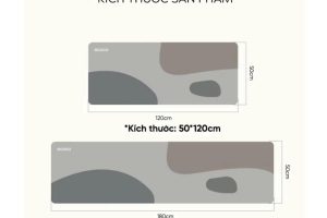 Thảm Lau Chân ECOCO E24008 Siêu Thấm Hút 4 Thảm lau chân ECOCO siêu thấm hút chống trơn trượt an toàn