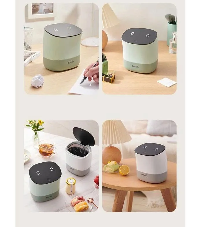 Thùng rác mini ECOCO E2241 thiết kế mở nắp một chạm Thùng rác mini ECOCO E2241 thiết kế mở nắp một chạm