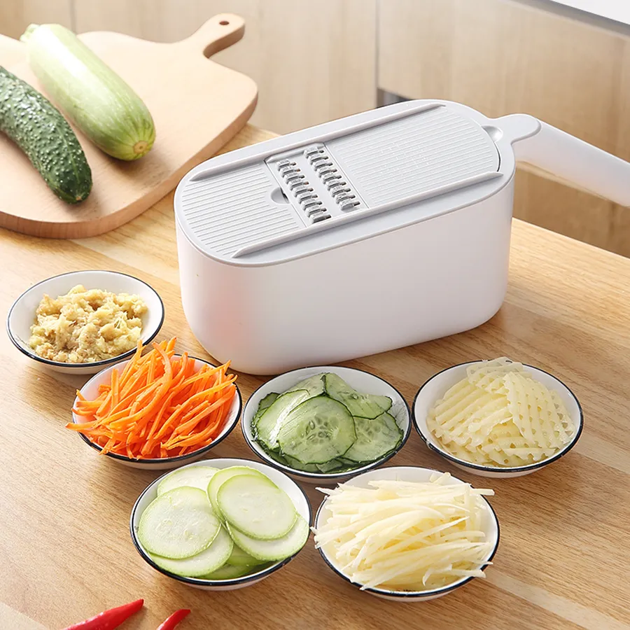 Dụng Cụ Bào Gọt Rau Củ ECOCO E1909 | Dao Gọt Vỏ Rau Củ Đa Năng 5 Dụng cụ bào gọt củ quả e1909