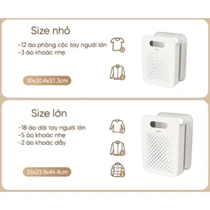 GIỏ đựng quần áo dán tường gấp gọn ecoco