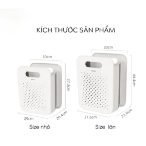 GIỏ đựng quần áo dán tường gấp gọn ecoco