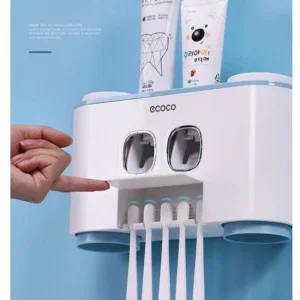 Bộ nhả kem đánh răng 4 cốc cao cấp