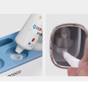 Bộ nhả kem đánh răng 4 cốc cao cấp