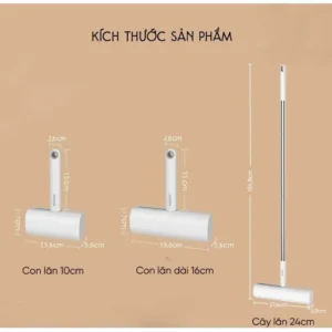 Cây lăn bụi quần áo tiện ích ecoco