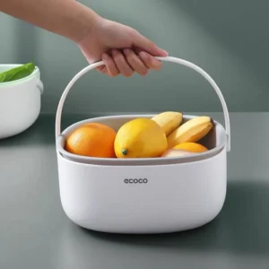 Chậu Rửa Kèm Rổ ECOCO E2025 E2026 | Chậu Rửa Rau Đa Năng Có Rổ Lọc 17 Chậu rửa kèm rổ thông minh