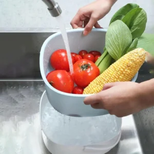 Chậu Rửa Kèm Rổ ECOCO E2025 E2026 | Chậu Rửa Rau Đa Năng Có Rổ Lọc 15 Chậu rửa kèm rổ thông minh