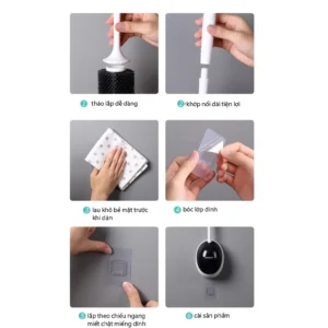 Cọ nhà vệ sinh dán tường cao cấp