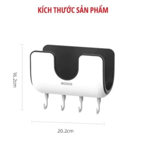 Giá Cài Nắp Vung Cài Thớt ECOCO E1813 | Kệ Để Nắp Nồi Dán Tường 15 Giá cài nắp vung nồi thớt e1813