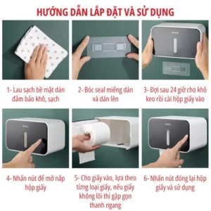 Hộp đựng giấy vệ sinh cao cấp