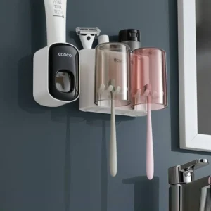 Kệ để bàn chải đánh răng kèm cốc