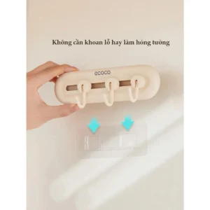 Móc treo chịu lực dán tường không khoan