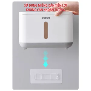 Hộp đựng giấy vệ sinh ecoco e1807