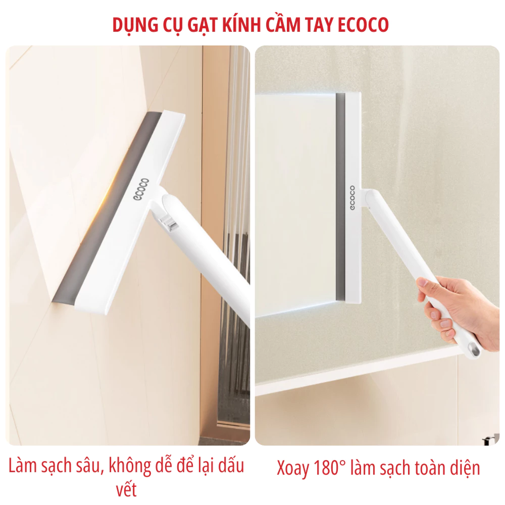 Cây Gạt Nước Gạt Kính ECOCO E25213 Cán Xoay 180° 8 Cây gạt nước gạt kính Ecoco E25213
