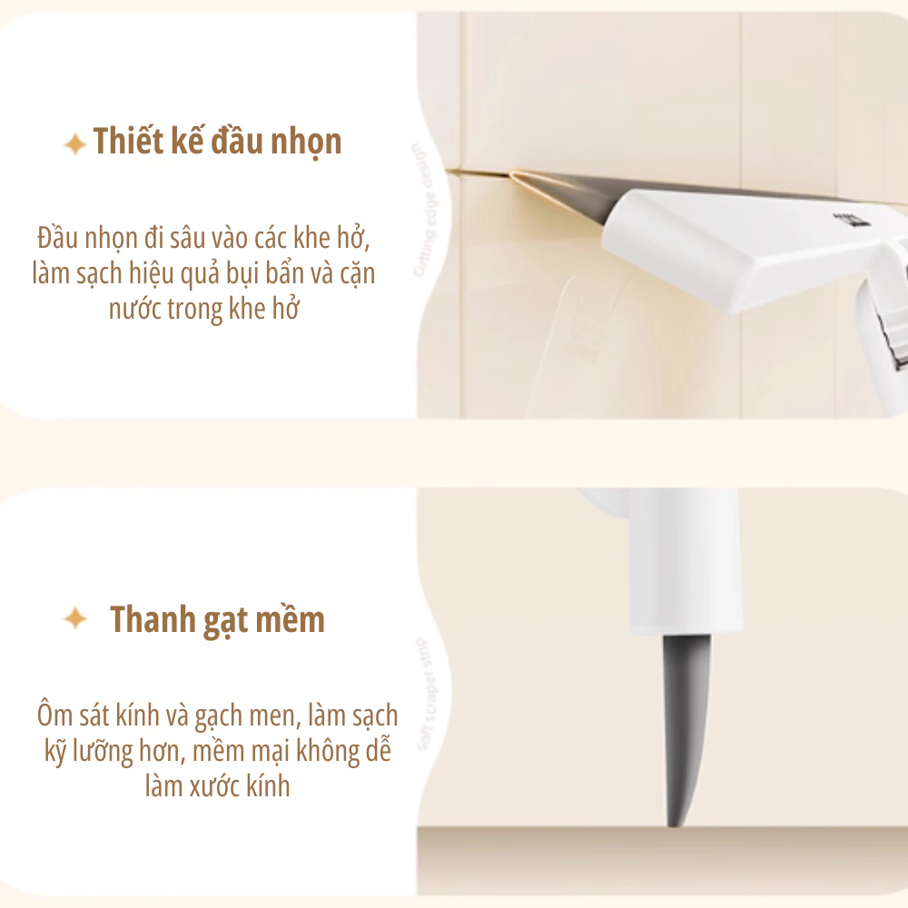 Cây Gạt Nước Gạt Kính ECOCO E25213 Cán Xoay 180° 6 Cây gạt nước gạt kính Ecoco E25213