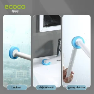 Bộ cọ toilet ECOCO có hộp đựng treo tường hoặc đặt sàn