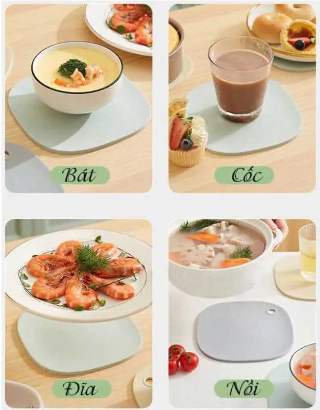 Miếng Lót Nồi ECOCO E2253 Chịu Nhiệt 240°C | Chống Nóng