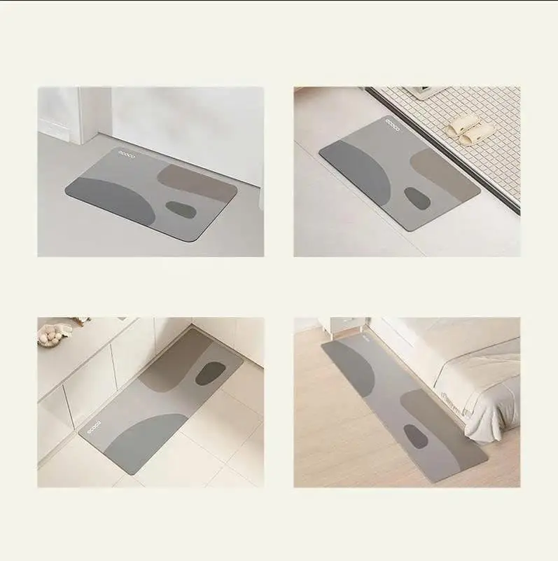 Thảm lau chân ECOCO siêu thấm hút chống trơn trượt an toàn